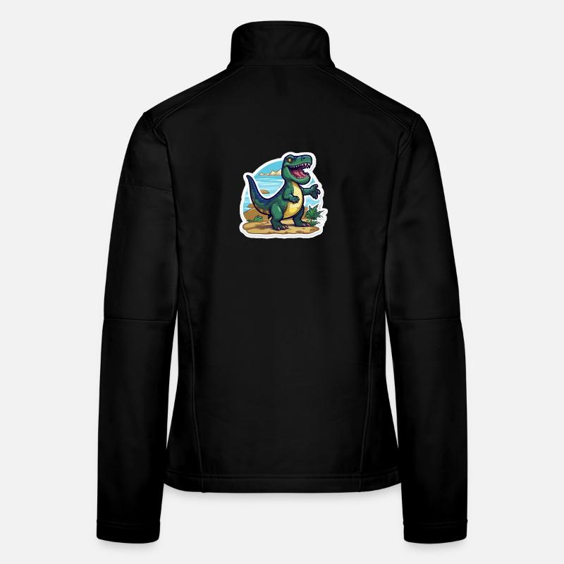 Le Trex Dino est en route Veste en tissu softshell Femme