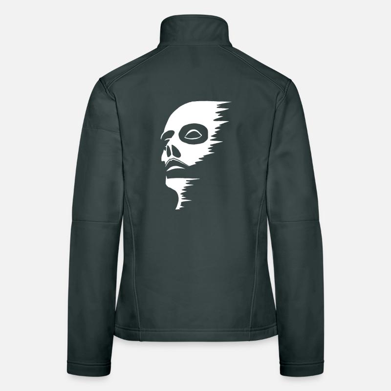 Geisterhaftes Gesicht Frauen Softshelljacke