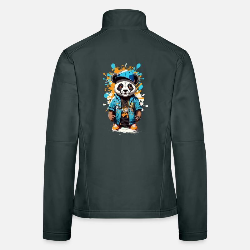 Panda Bär Frauen Softshelljacke