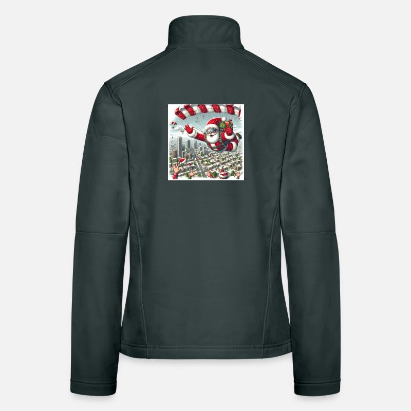 Design de Noël 13 Veste en tissu softshell Femme