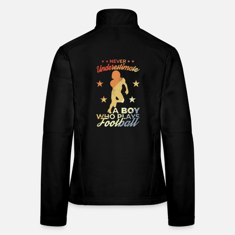 Football Junge Frauen Softshelljacke