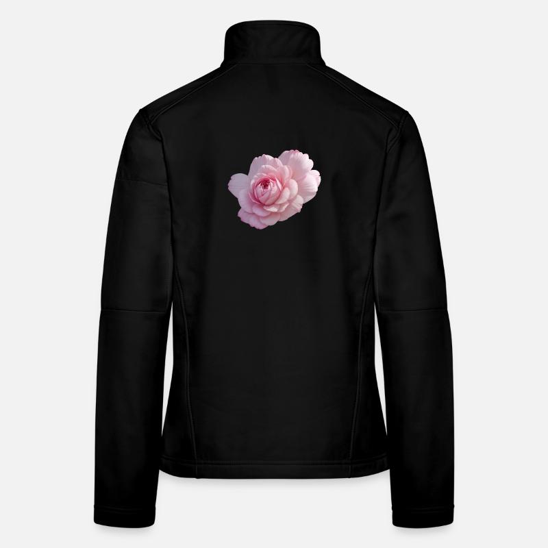 Rose Pink - Frauen Softshelljacke - Schwarz