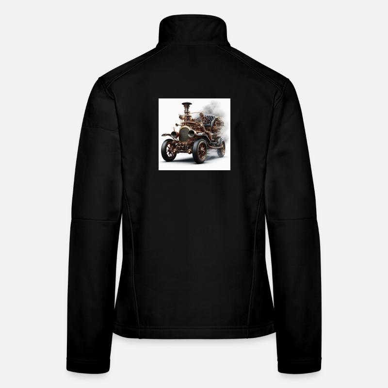 Wagon à vapeur Veste en tissu softshell Femme