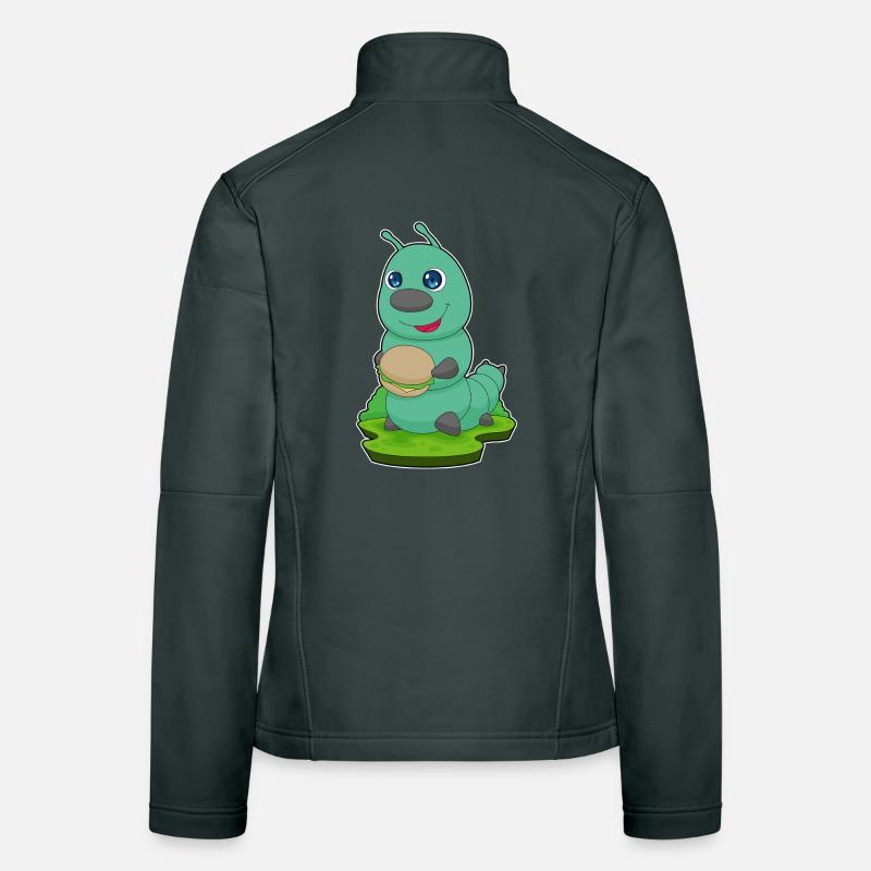 Raupe Cheeseburger Frauen Softshelljacke