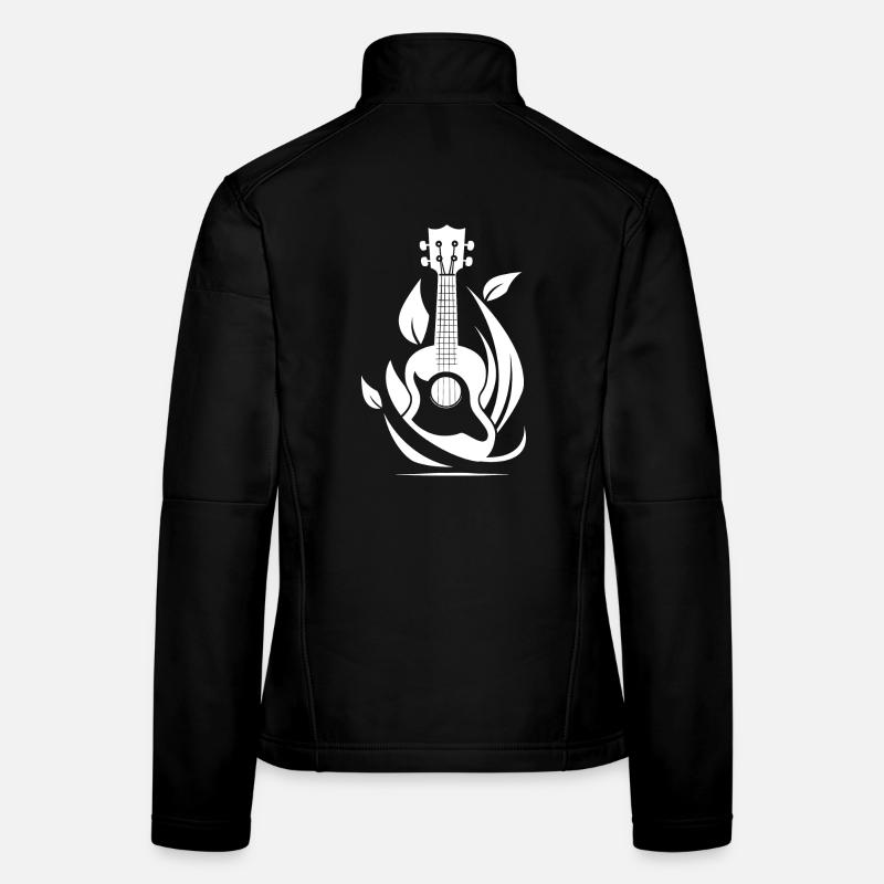 Ukulele Grafik Frauen Softshelljacke