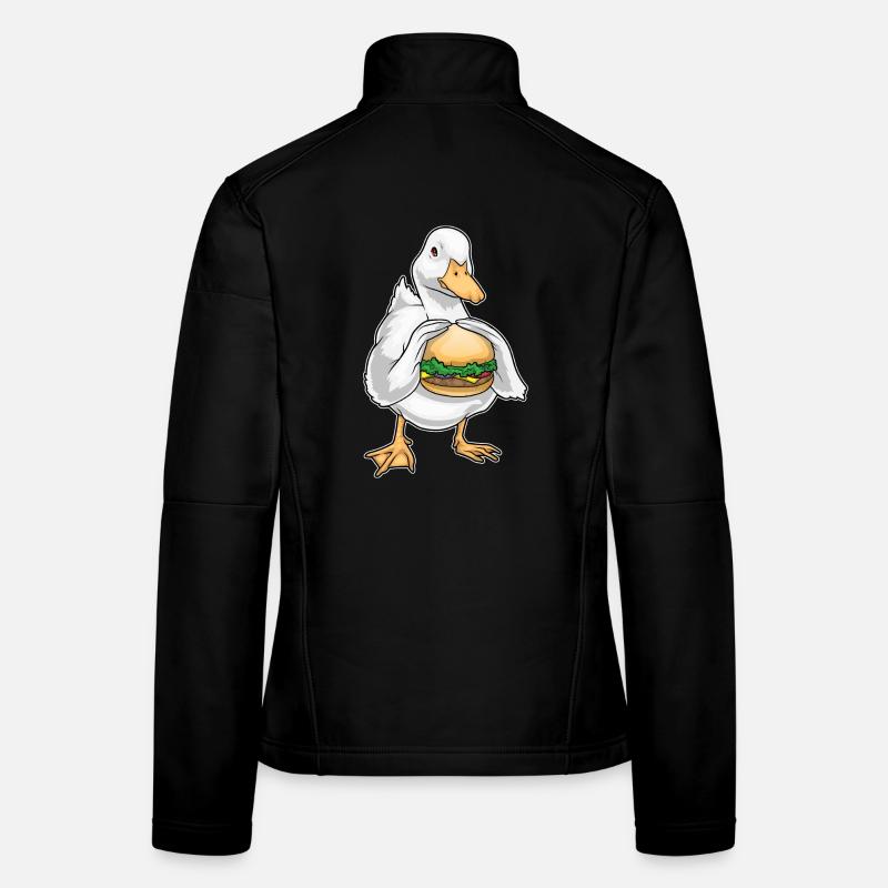 Duck Cheeseburger Women's Softshell Jacket