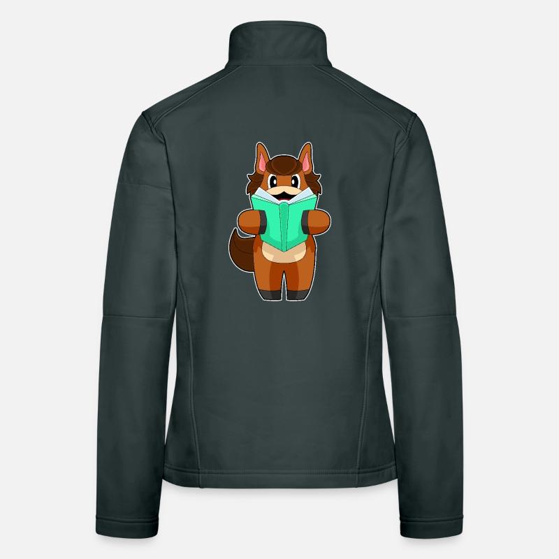 Horse Book Women's Softshell Jacket