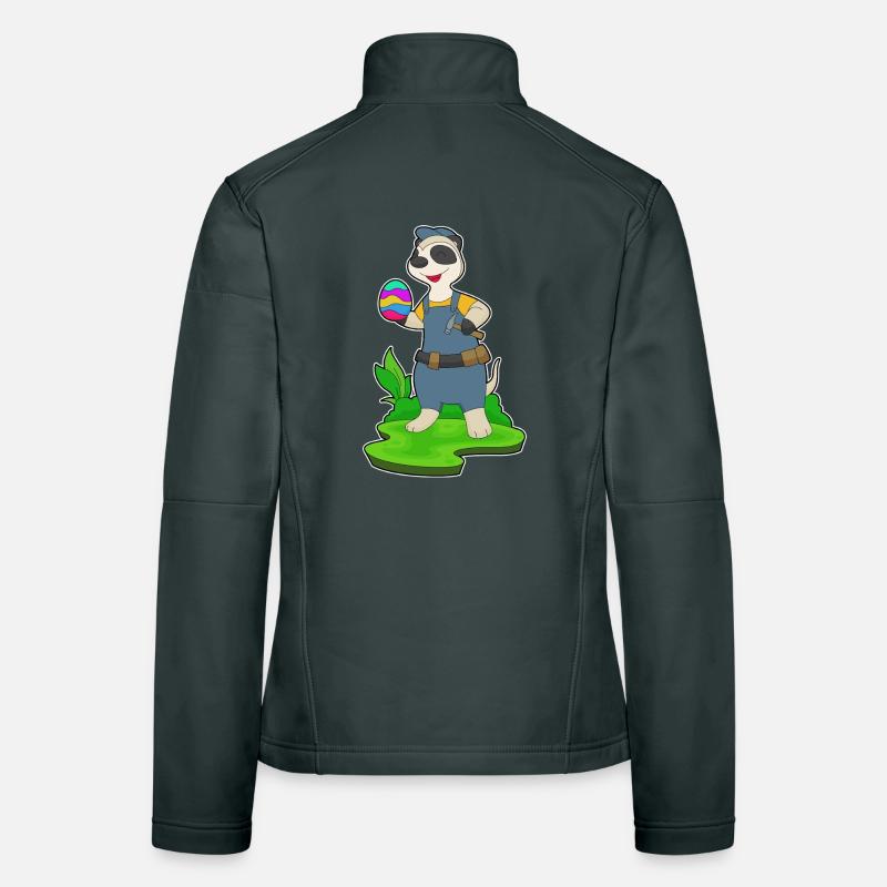 Artisan de Pâques suricate Veste en tissu softshell Femme