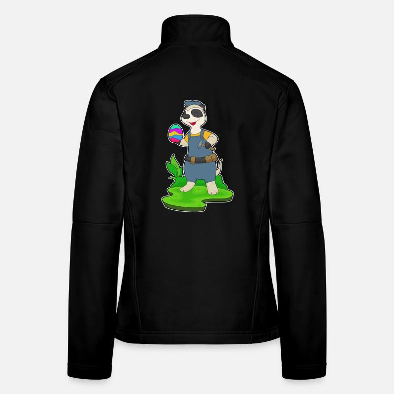 Erdmännchen Ostern Handwerker Frauen Softshelljacke