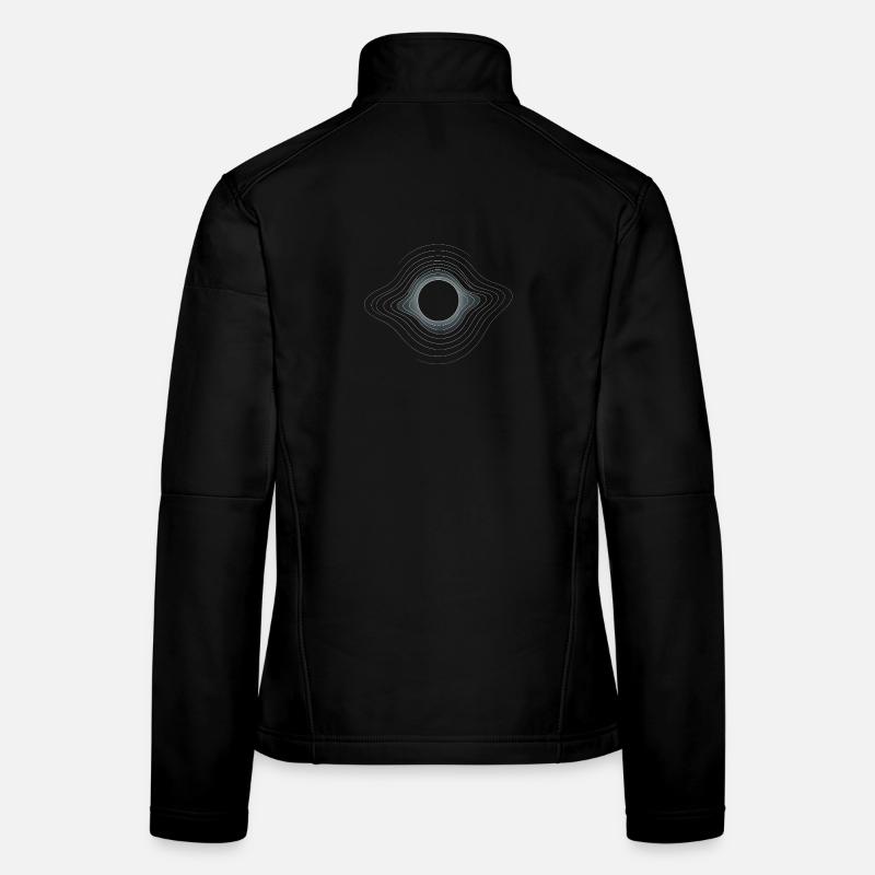 Event Horizon Minimal – The Perfect Black Hole - Women's Softshell Jacket - black