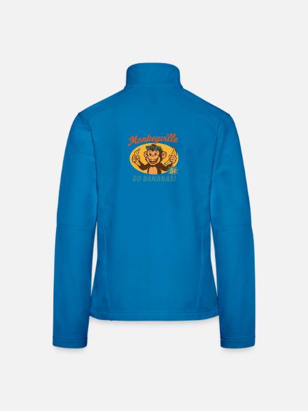 Monkey - Monkeyville - Women's Softshell Jacket - black - Back
