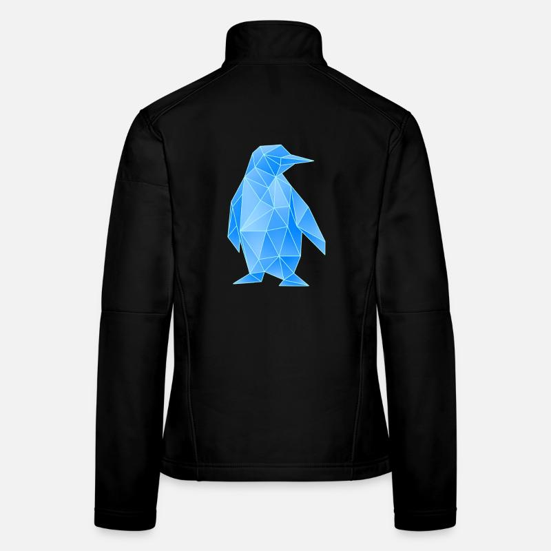 Diamant Pingouin Design Géométrique Veste en tissu softshell Femme