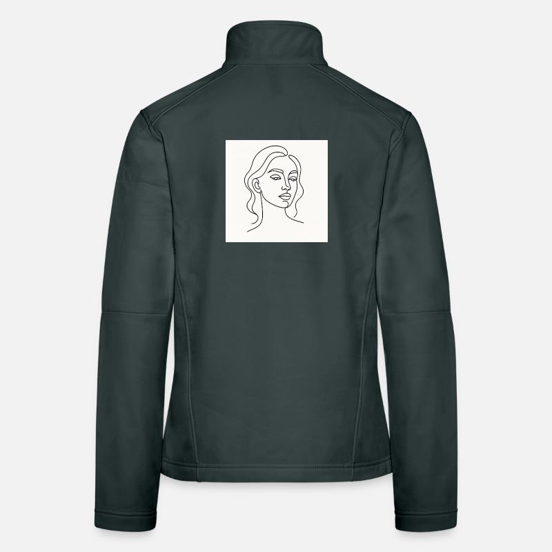 The Drawn Lady Women's Softshell Jacket