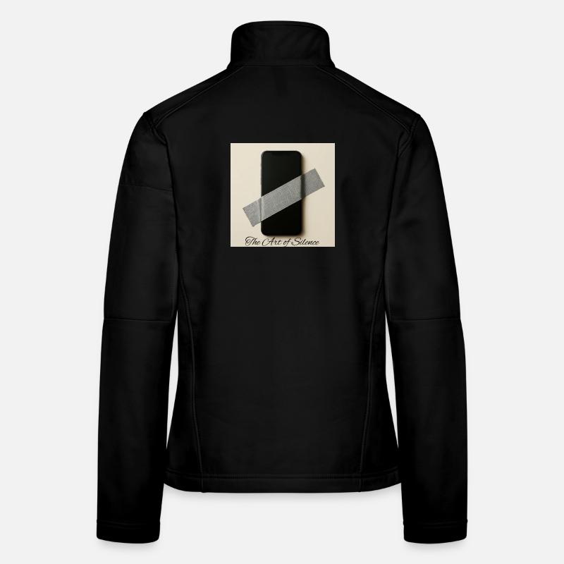Silent Mobile Art Print Women's Softshell Jacket