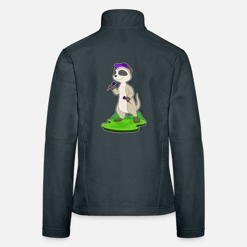 Erdmännchen Dart Dartpfeil Frauen Softshelljacke