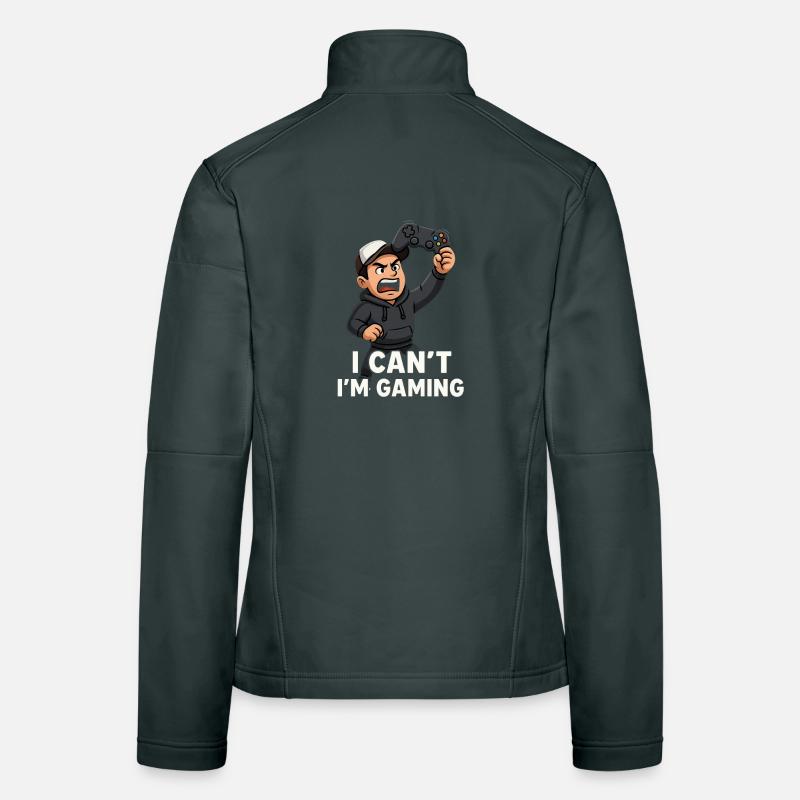 Je ne peux pas jouer Veste en tissu softshell Femme