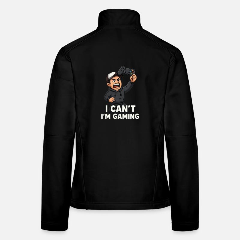 I Cant m Gaming Frauen Softshelljacke