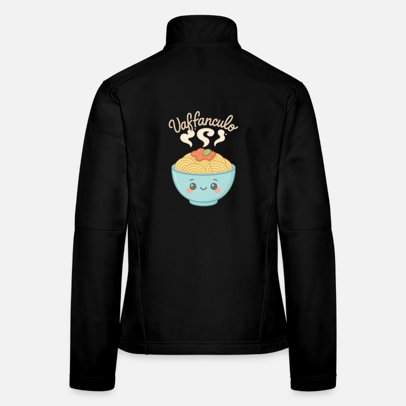 Vaffanculo T-Shirt Drôle Dicton Italie Fun Fun Veste en tissu softshell Femme