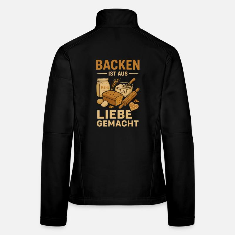 Baking Love Made Women's Softshell Jacket