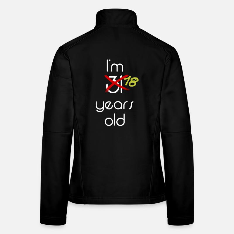 31 Years Celebration Graphic Style Women's Softshell Jacket
