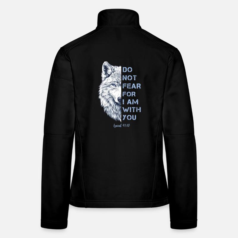 Religiöses Zitat Bibelvers Frauen Softshelljacke