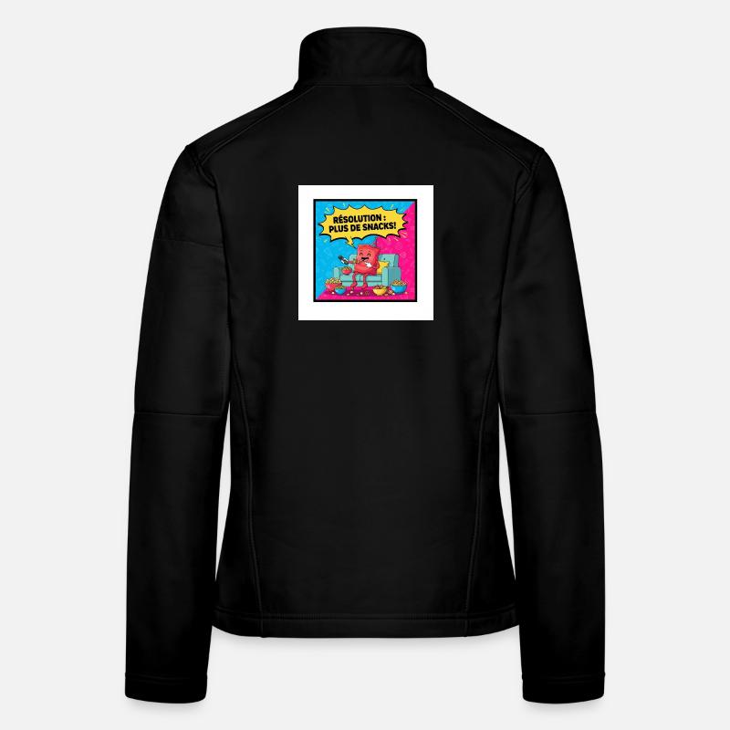 Popcorn Drawing Snack Party Women's Softshell Jacket