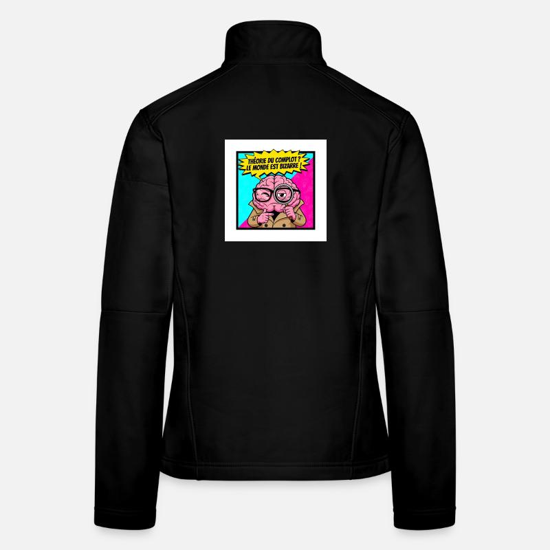 Conspiracy theory weird world Women's Softshell Jacket