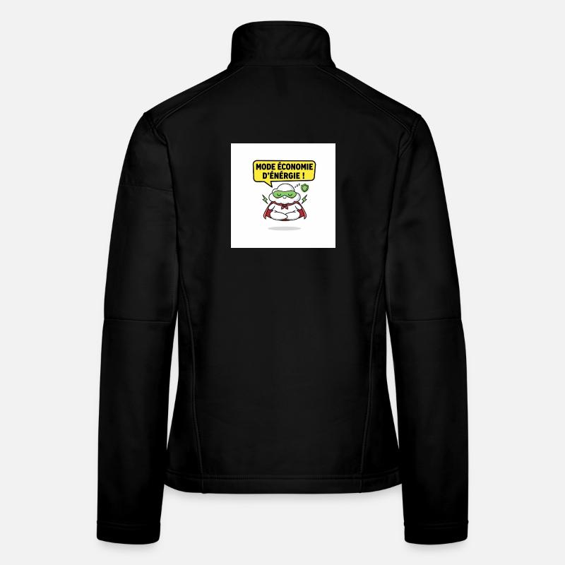 Mode énergie d'économie Nuage Superhéros Veste en tissu softshell Femme