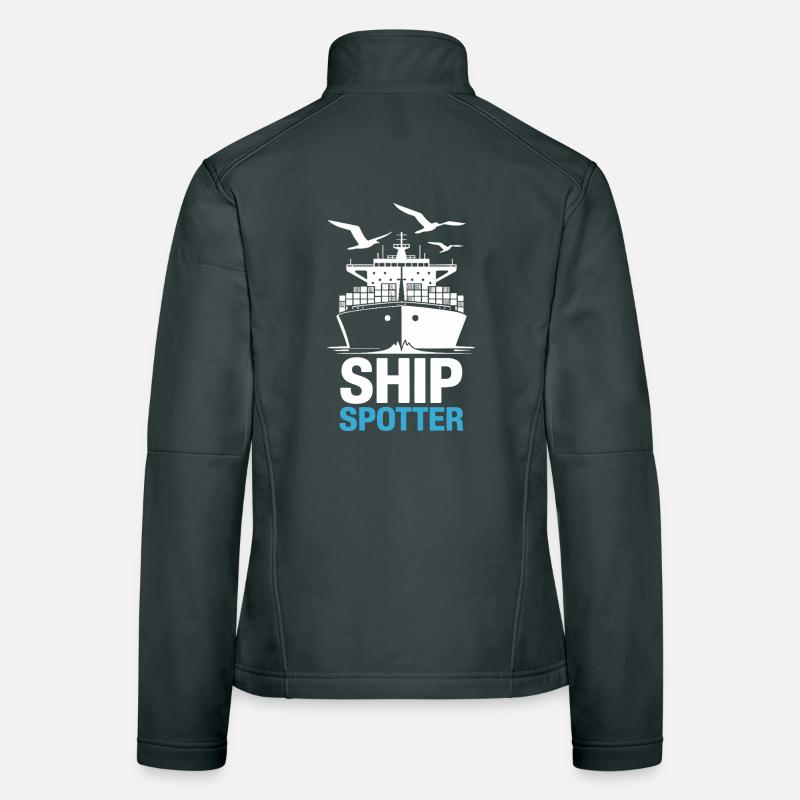 Ship Spotter Passion Maritime Women's Softshell Jacket