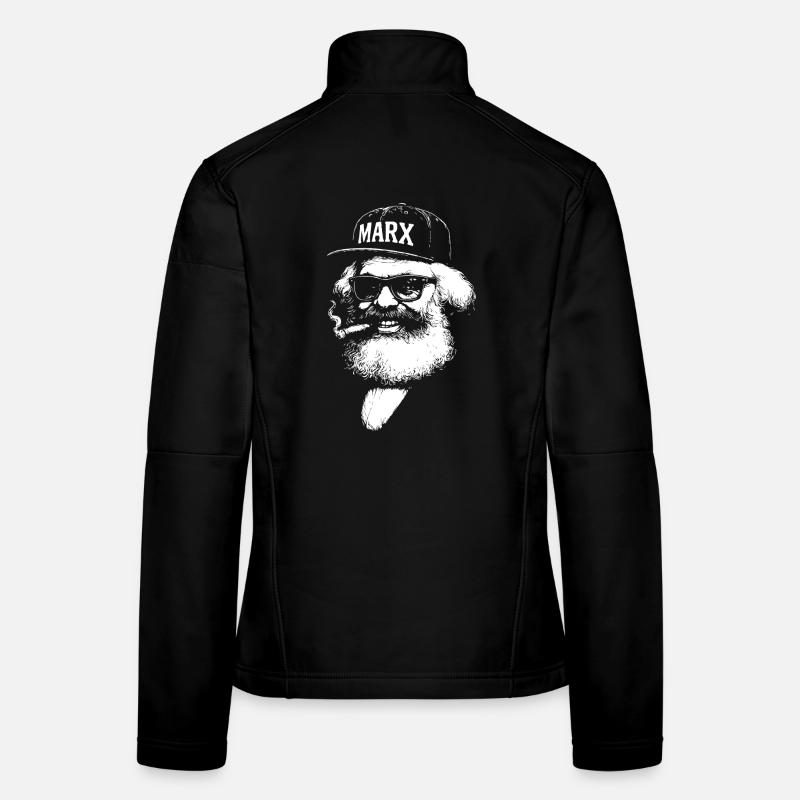 Karl Marx Pop Icon  Women's Softshell Jacket