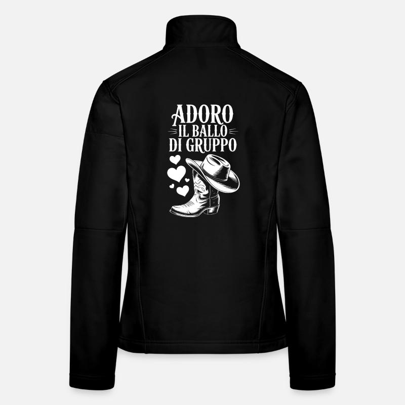 I love group dancing Women's Softshell Jacket