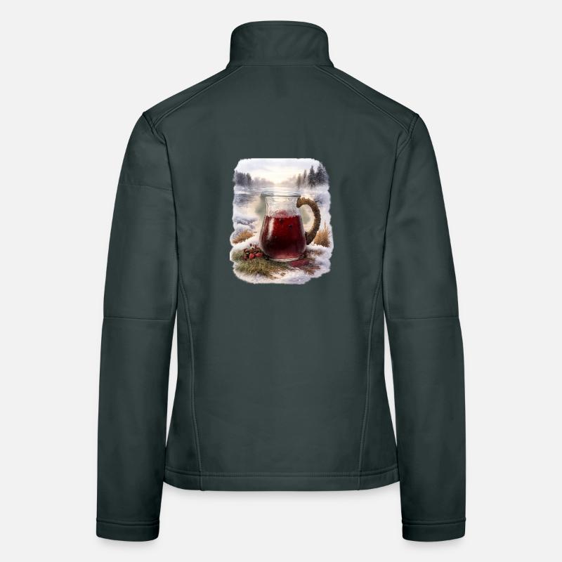 Carafe de Mors d’hiver Veste en tissu softshell Femme