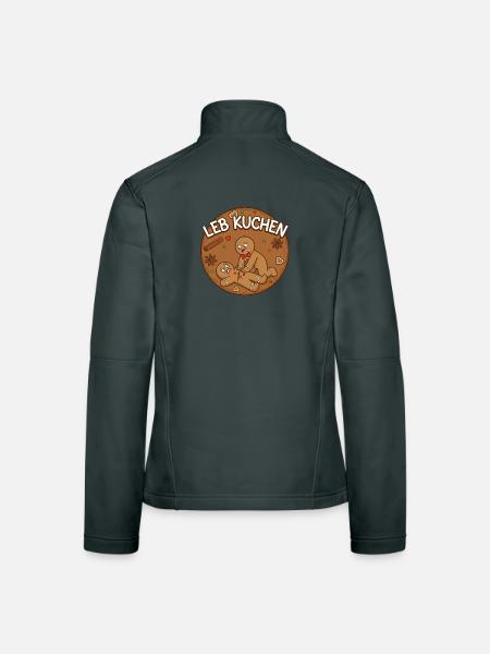 Lebkuchen Liebesrettung - Frauen Softshelljacke - Schwarz - Hinten