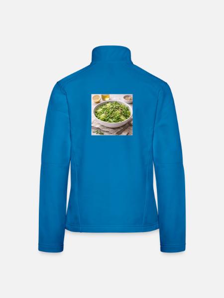 Rucola Pinienkernen Salat - Frauen Softshelljacke - Schwarz - Hinten