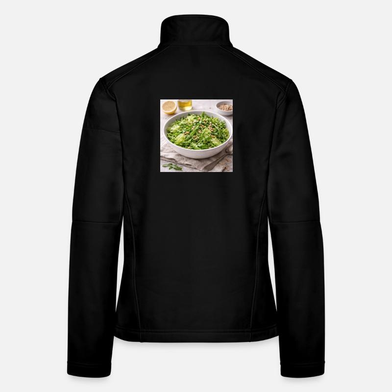 Arugula Pine Nuts Salad Women's Softshell Jacket