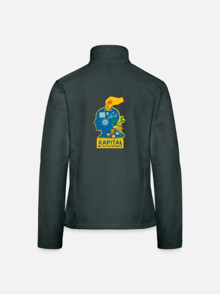 UNERSCHÖPFLICHES KAPITAL - Frauen Softshelljacke - Schwarz - Hinten