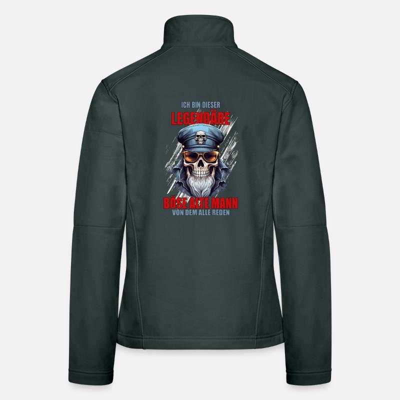 I'm this Legendary Evil Old Man Women's Softshell Jacket