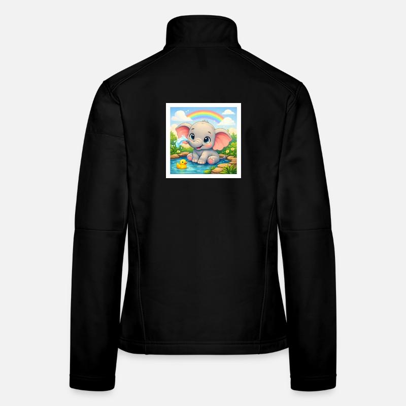 Elli l’Éléphant Veste en tissu softshell Femme