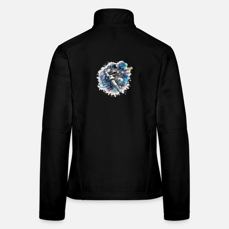 Astronaute spatial avec basse Veste en tissu softshell Femme