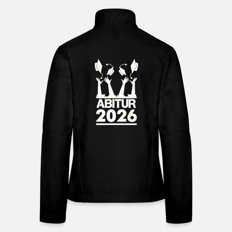 Abitur 2026 Abschlussfeier Motiv Frauen Softshelljacke