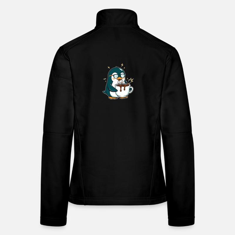 Caffeine Penguin : froid comme la glace et montée en puissance Veste en tissu softshell Femme