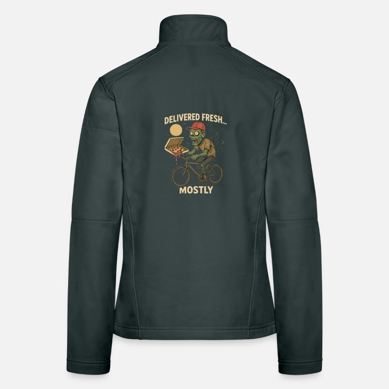 Zombie Pizzabote Frauen Softshelljacke