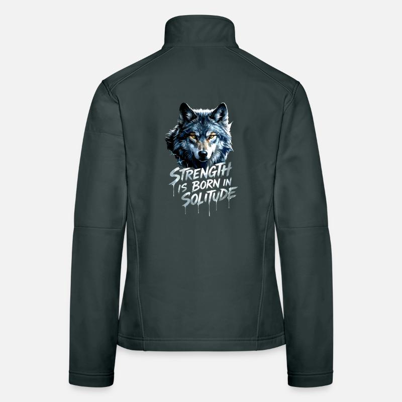 Wolf's Head Motivation Women's Softshell Jacket