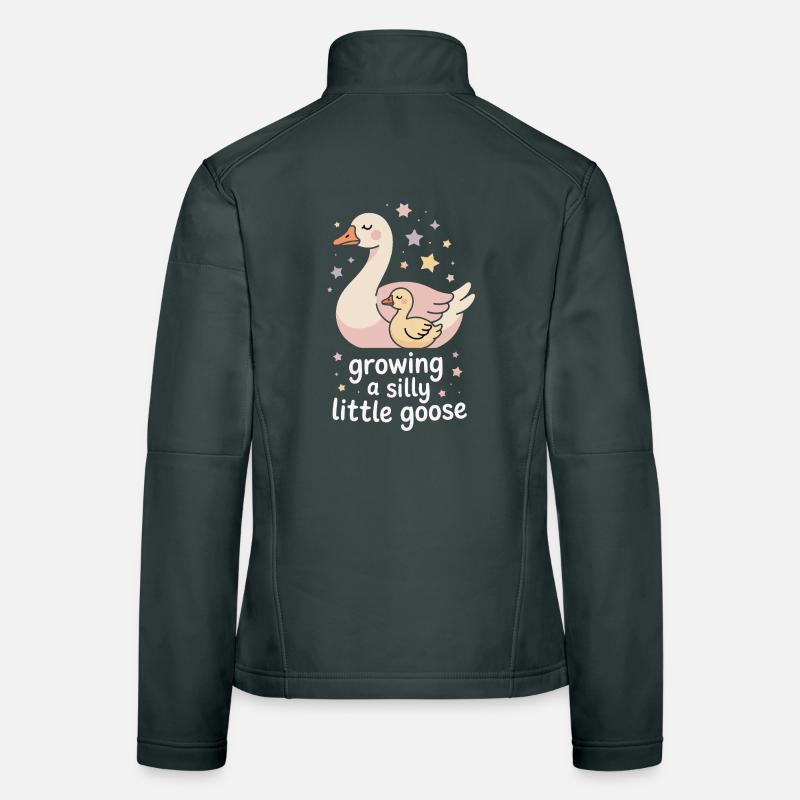 Devenez drôles, petits oisons Veste en tissu softshell Femme