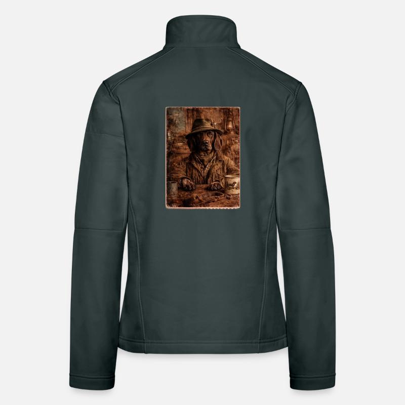 Deer Baron - Hanoverian Scent Hound Women's Softshell Jacket