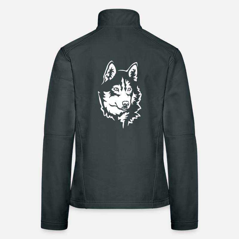 Husky Head "Black Edition" Women's Softshell Jacket