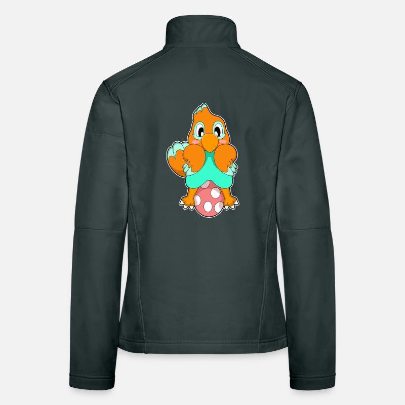 Parrot egg Women's Softshell Jacket