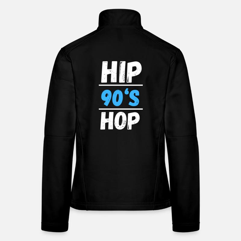 90er HipHop Style Design Frauen Softshelljacke
