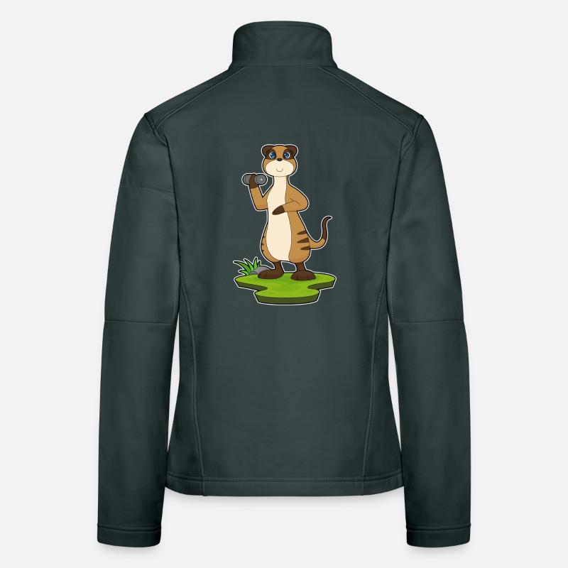 Culturiste avec haltères Suricate Veste en tissu softshell Femme