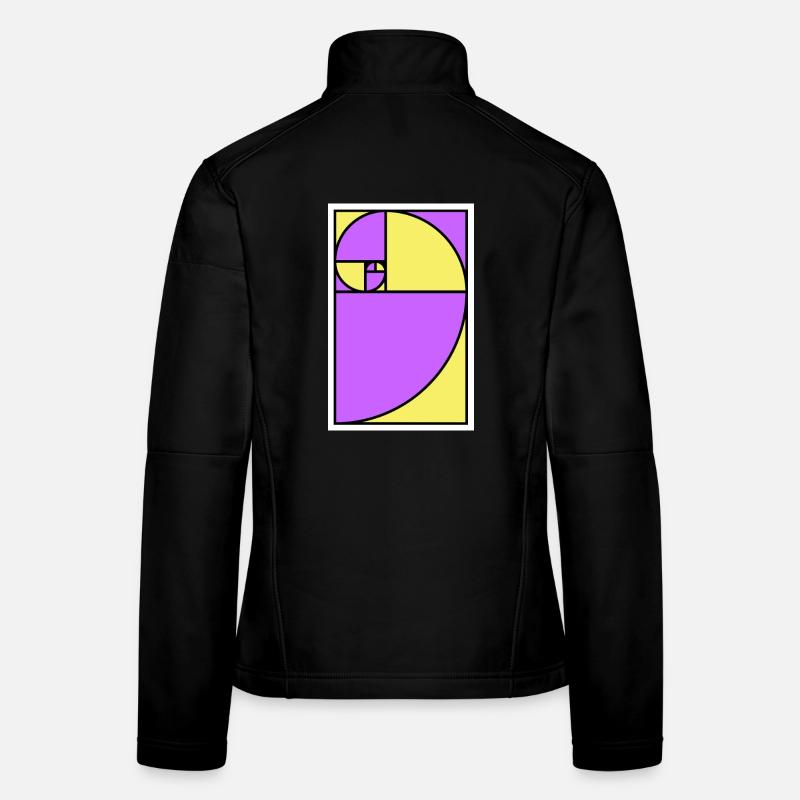 Golden ratio spiral Women's Softshell Jacket